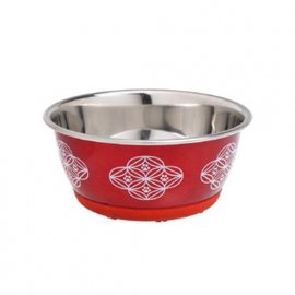 Flamingo BOWI SELECTA RED миска для собак та кішок, нержавіюча сталь