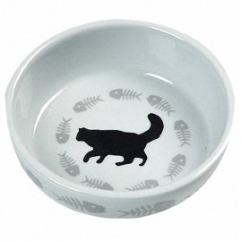 Flamingo CATS SINGLE миска для кішок з малюнком, кераміка (504260)