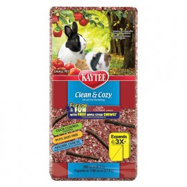 Kaytee (Кейті) CLEAN&COZY VEGETABLE APPLE (КЛІН КОЗІ ЯБЛУКА) підстилка для гризунів, целюлоза, палички в подарунок