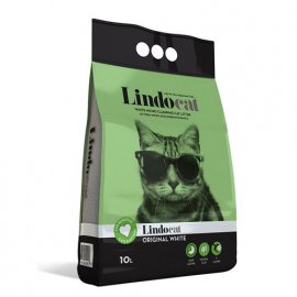 Lindocat ORIGINAL WHITE бентонитовый наполнитель для котов без запаха, мелкий 10 л