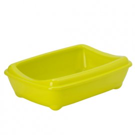 Moderna Arist-O-Tray туалет с бортиком для котов, лимонный