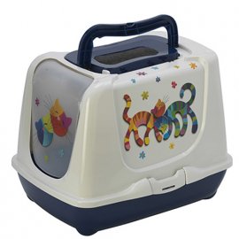 Moderna Trendy Friends Forever закритий туалет для кішок, чорничний