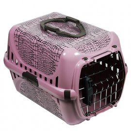 Moderna (Модерна) Trendy Runner Wild Life IATA переноски для тварин, МЕТАЛ ДВЕР, рожевий