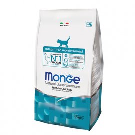 Monge Cat Kitten Chicken сухой корм для котят КУРИЦА Monge Cat Kitten Chicken сухой корм для котят КУРИЦА