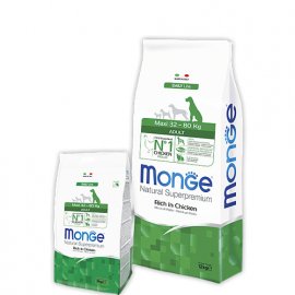 Monge Dog Daily Line Adult Maxi Chicken & Rice сухой корм для взрослых собак крупных пород КУРИЦА и РИС