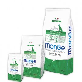 Monge Dog Daily Line Puppy & Junior Maxi Chicken & Rice сухий корм для цуценят та молодих собак великих порід КУРКА та РИС