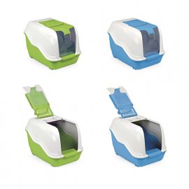 MP Bergamo NETTA туалет для кошек с фильтром, синий