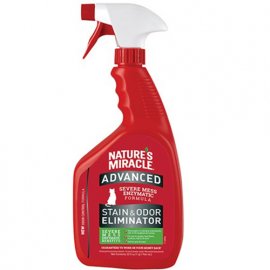 Natures Miracle STAIN&ODOR ELIMINATOR LEMON уничтожитель пятен и запаха для кошек, аромат ЛИМОН