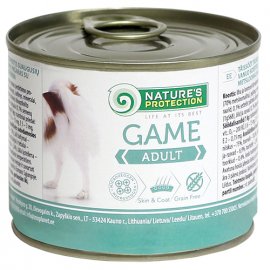 Natures Protection (Нейчез Протекшин) ADULT GAME (ЭДАЛТ ДИЧЬ) консерва для собак