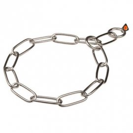 Sprenger Extra Long Link широкое звено ошейник для собак, НЕРЖАВЕЮЩАЯ СТАЛЬ 4 мм