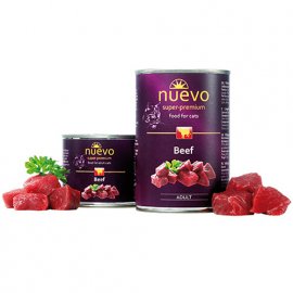 Nuevo ADULT BEEF консервы для взрослых кошек (говядина)