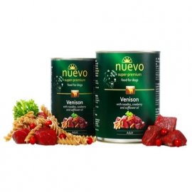 Nuevo ADULT VENISON & COWBERRY консерви для дорослих собак (оленина та брусниця)