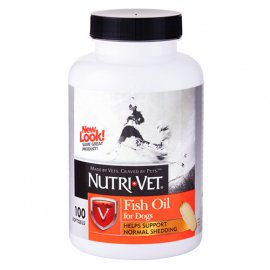Nutri-Vet (Нутри Вет) Fish Oil -  РЫБИЙ ЖИР добавка для шерсти собак