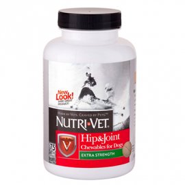 Nutri-Vet (Нутри Вет) Hip & Joint EXTRA - СВЯЗКИ И СУСТАВЫ EXTRA глюкозамин хондроитин МСМ для собак (уровень 2)