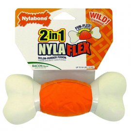Nylabone NILAFLEX BONE (НИЛАФЛЕКС КОСТЬ) игрушка для собак, вкус бекона