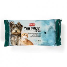 Padovan (Падован) PET WIPES TALC (ТАЛЬК) салфетки для собак и кошек, 40 шт
