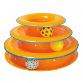 Petstages TOWER OF TRACKS ORG іграшка для котів ВЕЖА З М'ЯЧИКАМИ