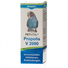 Canina (Канина) Petvital V2000 Propolis - Кормовая добавка для укрепления иммунной системы птиц, 10 г