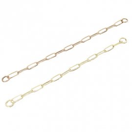 Sprenger Long Link широкое звено цепочка-ошейник для собак, КУРОГАН СТАЛЬ 3 мм