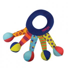 PETSTAGES Toss and Shake Игрушка для собак Кольцо-погремушка текстильное