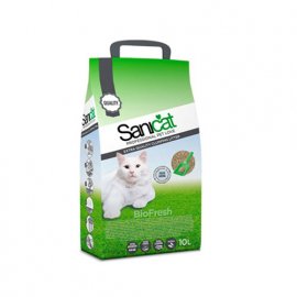 Sanicat (Саникет) BioFresh - комкующийся наполнитель для кошачьих туалетов, 10 л