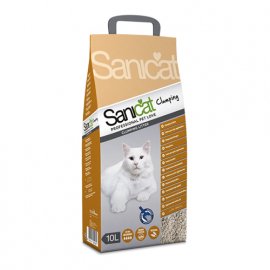 Sanicat (Саникет) Professional Clumping - комкующийся наполнитель для кошачьих туалетов, 10 л