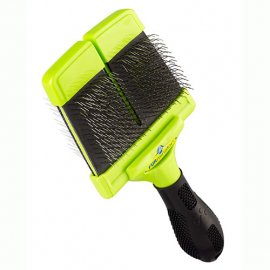 FURminator Large Firm Slicker Brush жесткая двухсторонняя щетка для средних и крупных пород (140498)