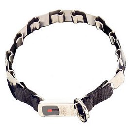 Sprenger NECK-TECH FUN Stainless - пластинчатый металлический ошейник для собак