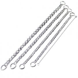 Sprenger круглое звено цепочка-ошейник для собак, ХРОМИРОВАННАЯ СТАЛЬ 5 мм