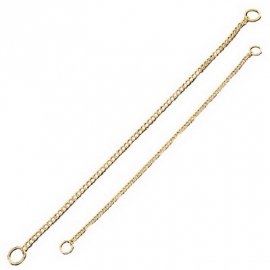 Sprenger круглое звено цепочка-ошейник для собак ПОЗОЛОЧЕННАЯ СТАЛЬ 2 мм