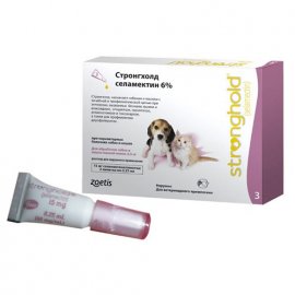 Zoetis Stronghold (Стронгхолд) ЩЕНКИ И КОТЯТА (до 2,5 кг) средство против внутренних и внешних паразитов Zoetis Stronghold (Стронгхолд) ЩЕНКИ И КОТЯТА (до 2,5 кг) средство против внутренних и внешних паразитов