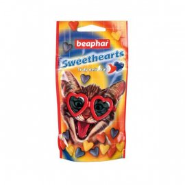Beaphar SWEETHEARTS Ласощі для кішок серця зі смаком курки