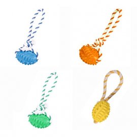 Trixie (Трикси) МЯЧ РЕГБИ НА КАНАТЕ игрушка для собак (33221)