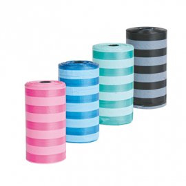 Trixie - Сменные пластиковые пакеты для уборки отходов в полоску (1 уп. х 4 рулона) (22840)