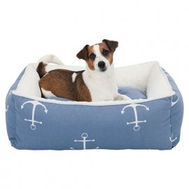 Trixie ANCHOR спальное место для собак и кошек БЕЛЫЙ / ГОЛУБОЙ
