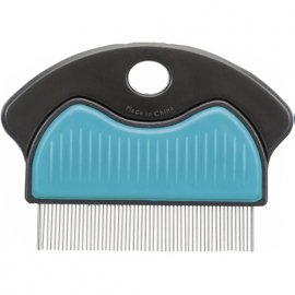 Trixie Flea and Dust Comb - Гребінець металевий з пластиковою ручкою для собак та кішок (23761)