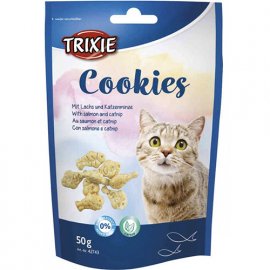 Trixie SALMON & MINT печиво для кішок з лососем та котячою м'ятою Trixie SALMON & MINT печиво для кішок з лососем та котячою м'ятою