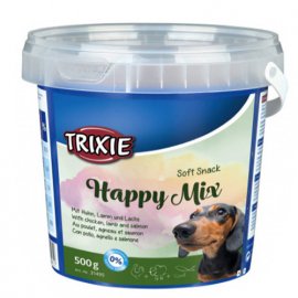 Trixie Soft Snack Happy Mix - Смесь лакомств для собак ягнёнок, лосось, курица