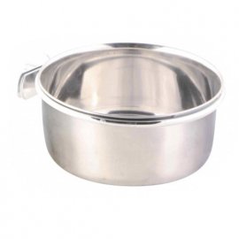 Trixie STAINLESS STEEL, BOWL WITH HOLDER кормушка с винтовым креплением