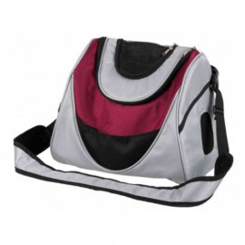 Trixie (Тріксі) MITCH FRONT CARRIER переноска - рюкзак для кішок та собак, сріблястий/ягідний (28955)