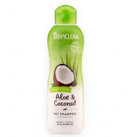 Tropiclean ALOE & COCONUT увлажняющий и ДЕЗОДОРИРУЮЩИЙ шампунь для собак