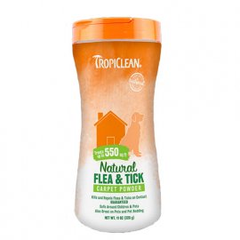 Tropiclean (Тропиклин) FLEA & TICK (ОТ БЛОХ И КЛЕЩЕЙ) пудра для ковров и мебели
