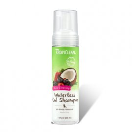 Tropiclean WATERLESS CAT SHAMPOO шампунь-пена суперочищающий для собак и котов ЯГОДА и КОКОС