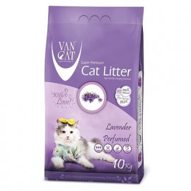 Van Cat (Ван Кет) LAVENDER (ЛАВАНДА КОМКУЮЩИЙСЯ) бентонитовый наполнитель для котов