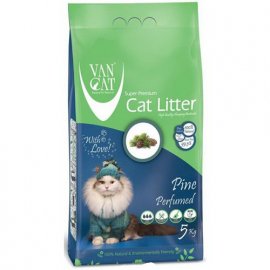 Van Cat (Ван Кет) PINE (СОСНА КОМКУЮЩИЙСЯ) бентонитовый наполнитель для котов