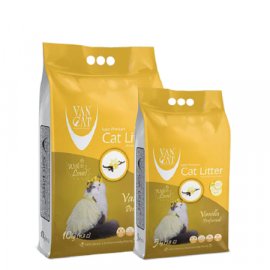 Van Cat (Ван Кет) VANILLA (ВАНИЛЬ КОМКУЮЩИЙСЯ) бентонитовый наполнитель для котов