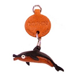 Vanca ДЕЛЬФИН, 3D брелок на ключи, натуральная кожа (56304)