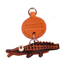 Vanca КРОКОДИЛ, 3D брелок на мобильный, натуральная кожа (46303)