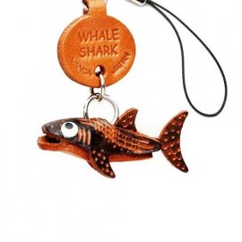 Vanca КИТОВАЯ АКУЛА 3D брелок на мобильный, натуральная кожа (46335)