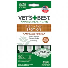 Vets Best FLEA TICK  SPOT-ON TUBES капли от блох и клещей для собак